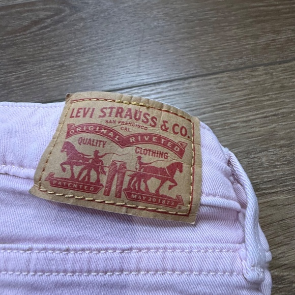 Levi's Classic Mid Rise Skinny Jeans Light Pink, 27" Waist, Women's, Summer - Picture 2 of 9
